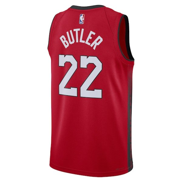 Jimmy Butler Miami Heat Nike Unisex 2024/25 Swingman Player Jersey - City Edition - Red - Image 3