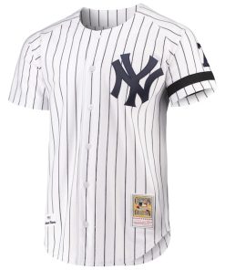 Alternative view of Mariano Rivera New York Yankees Authentic Jersey - White