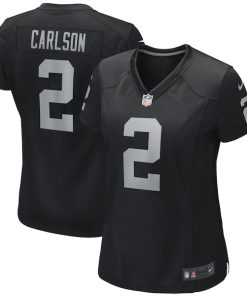 Daniel Carlson Las Vegas Raiders Nike Women's Player Game Jersey - Black