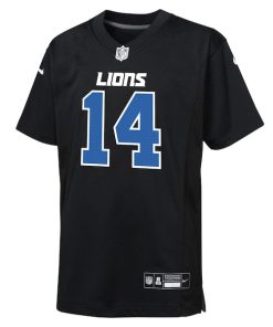 Alternative view of Amon-Ra St. Brown Detroit Lions Nike Youth Fashion Game Jersey - Carbon Black