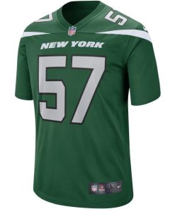 Alternative view of C.J. Mosley New York Jets Nike Game Player Jersey - Gotham Green