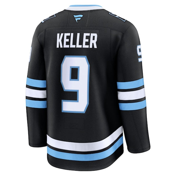 Clayton Keller Utah Mammoth Home Premium Player Jersey - Black/White - Image 4