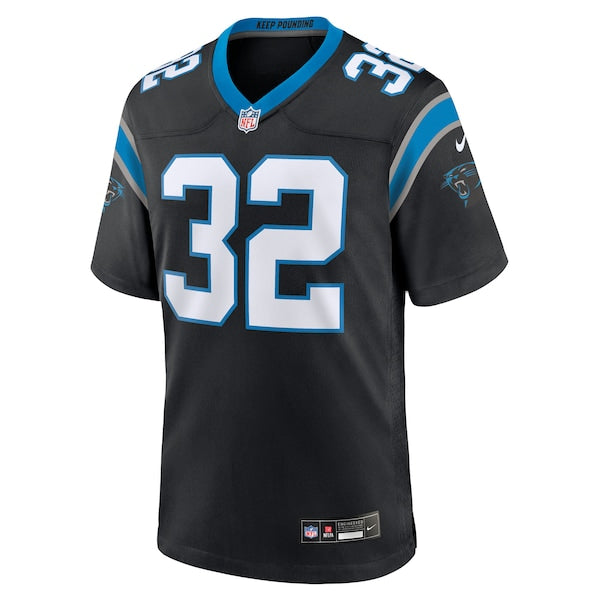 Trevin Wallace Carolina Panthers Nike Team Game Jersey - Black - Image 2