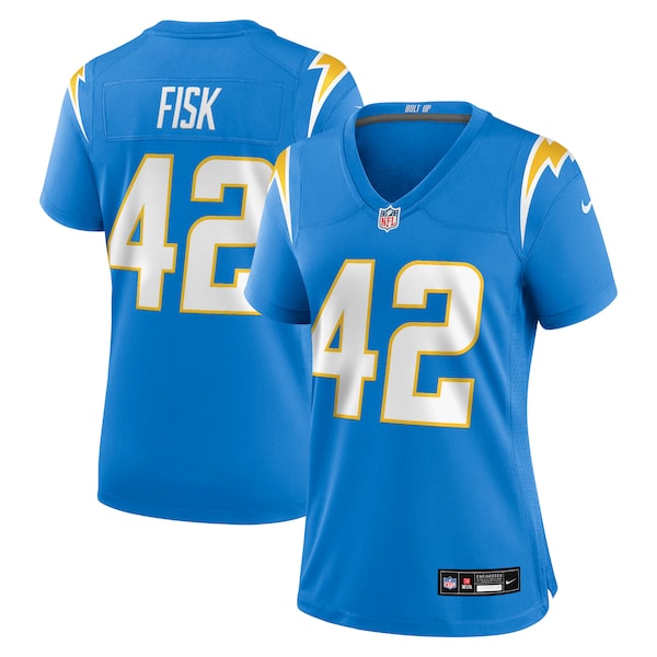 Tucker Fisk Los Angeles Chargers Nike Women's Team Game Jersey - Powder Blue