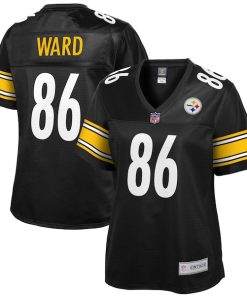 Hines Ward Pittsburgh Steelers NFL Pro Line Women's Retired Player Replica Jersey - Black