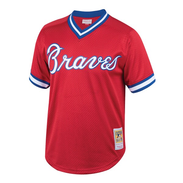 Dale Murphy Atlanta Braves Cooperstown Collection Mesh Batting Practice Jersey? - Red - Image 2