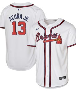 Ronald Acu?a Jr. Atlanta Braves Nike Youth Home Limited Player Jersey - White