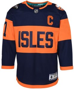 Alternative view of Anders Lee New York Islanders Youth 2024 NHL Stadium Series Premier Player Jersey?¨C Navy