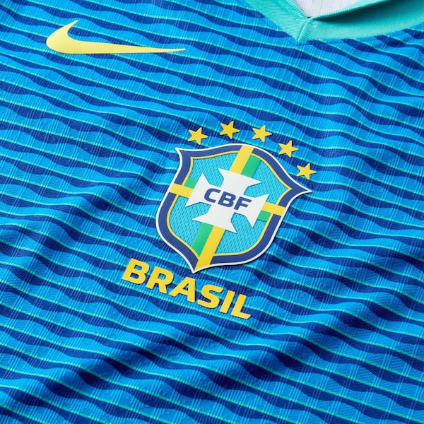 Brazil National Team Nike 2024 Away Match Authentic Jersey?ยจC Blue - Image 4