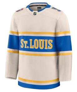 Alternative view of St. Louis Blues  2025 NHL Winter Classic Premium Jersey - Cream
