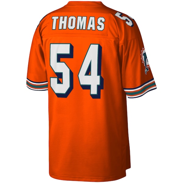 Zach Thomas Miami Dolphins Legacy Replica Jersey - Orange/Aqua/White - Image 4