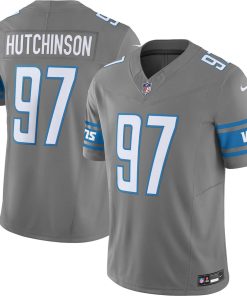 Aidan Hutchinson Detroit Lions Nike Vapor F.U.S.E. Limited Jersey - Silver