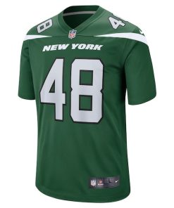 Alternative view of Nick Bawden New York Jets Nike Game Player Jersey - Gotham Green