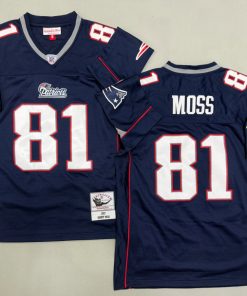 Randy Moss New England Patriots Authentic Throwback Retired Player Jersey