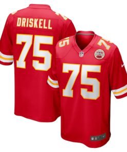 Ethan Driskell Kansas City Chiefs Nike  Game Jersey -  Red