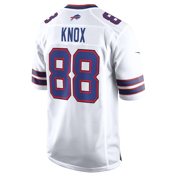 Dawson Knox Buffalo Bills Nike Away Game Player Jersey - White/Royal - Image 4