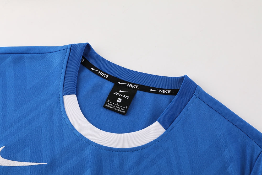 Nike Short Sleeve Training Jersey Set-ND06- Blue/White - Image 7