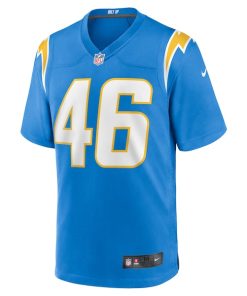 Alternative view of Praise Olatoke Los Angeles Chargers Nike Team Game Jersey -  Powder Blue