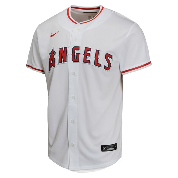Travis d'Arnaud Los Angeles Angels Nike Youth Home Game Player Jersey - White - Image 2