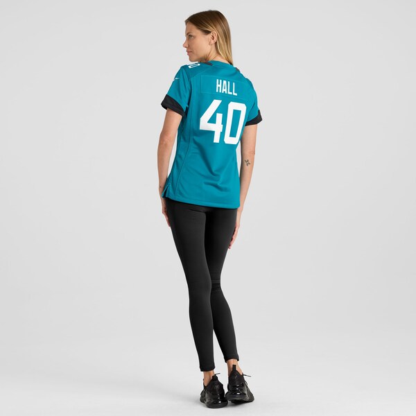 Tyler Hall Jacksonville Jaguars Nike Women's Team Game Jersey - Teal - Image 5