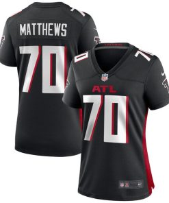 Jake Matthews Atlanta Falcons Nike Women's Game Jersey - Black