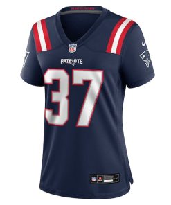 Alternative view of Jack Westover New England Patriots Nike Women's Team Game Jersey -  Navy