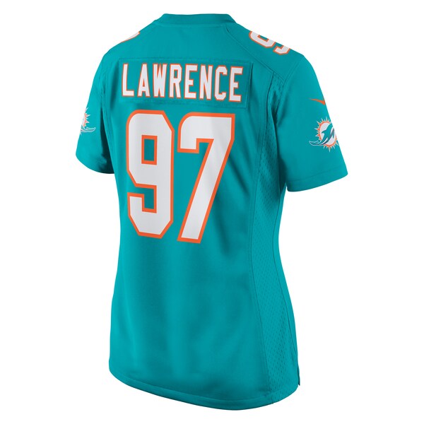 Rashard Lawrence Miami Dolphins Nike Women's Team Game Jersey - Aqua - Image 5