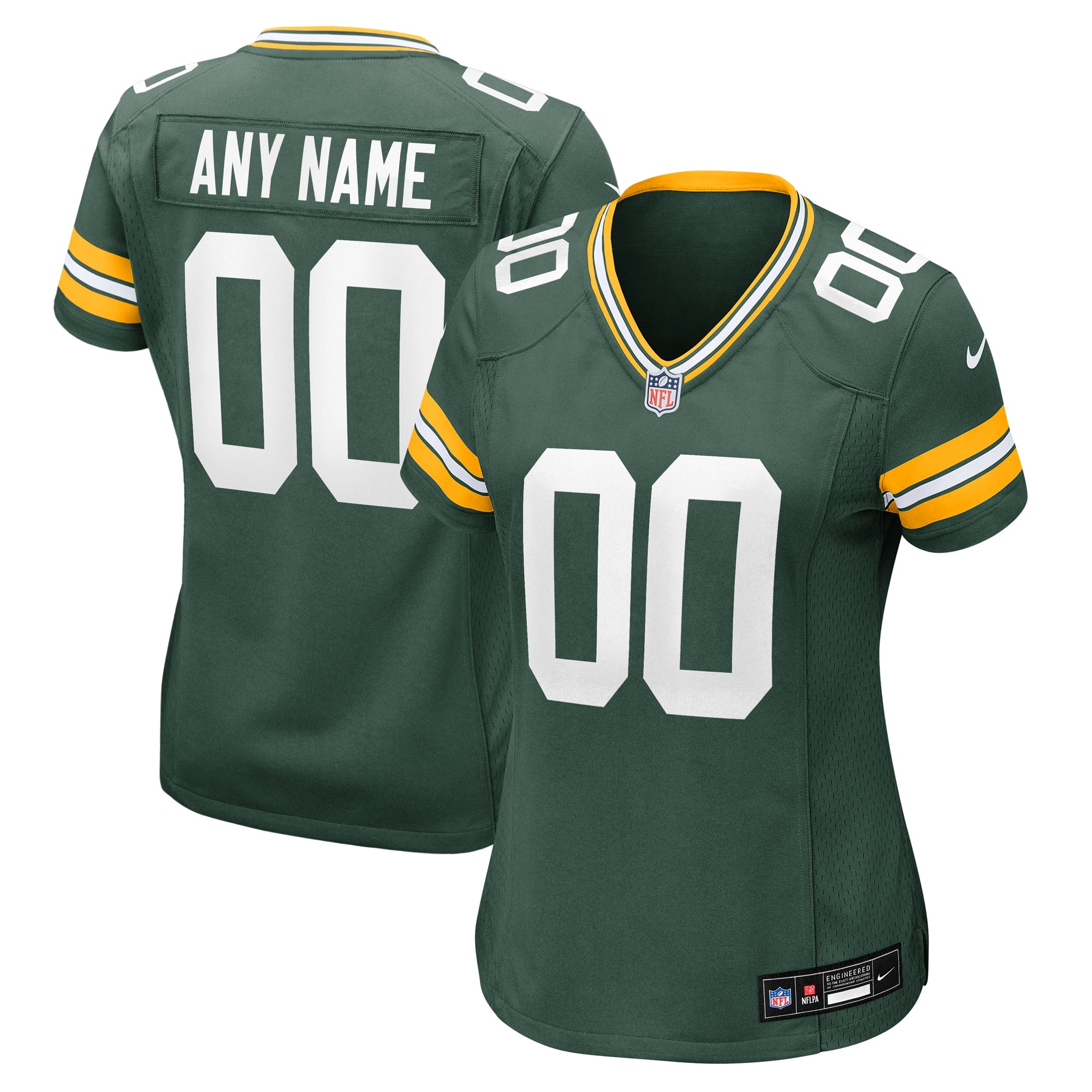 Green Bay Packers Nike Women's The 1923 Classic Game Custom Jersey - Navy/Green - Image 4
