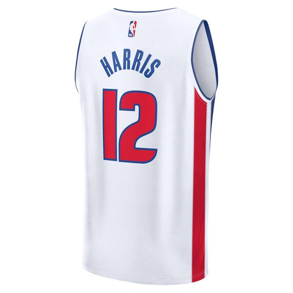 Tobias Harris Detroit Pistons Fast Break Replica Player Jersey - Association Edition - White - Image 3