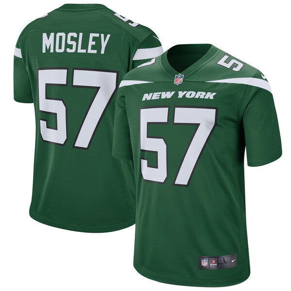 C.J. Mosley New York Jets Nike Game Jersey - Gotham Green/White - Image 2