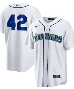 Seattle Mariners Nike Home  2025 Jackie Robinson Day Replica Jersey - White