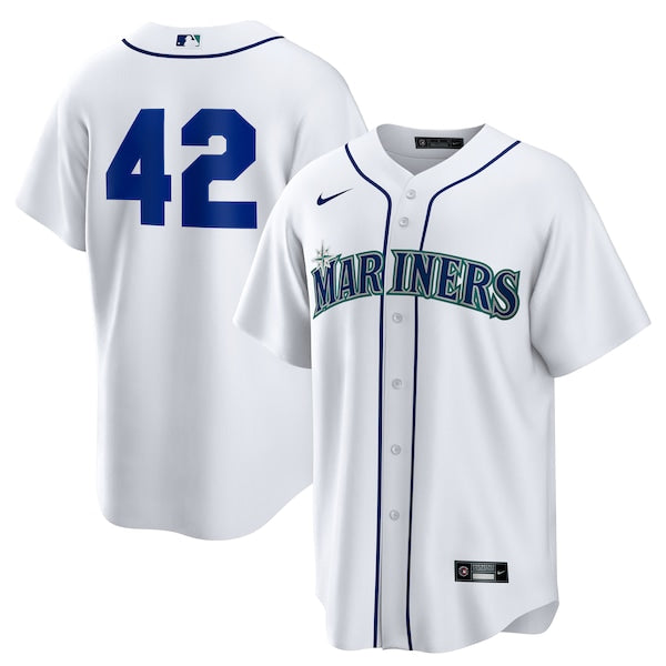 Seattle Mariners Nike Home 2025 Jackie Robinson Day Replica Jersey - White