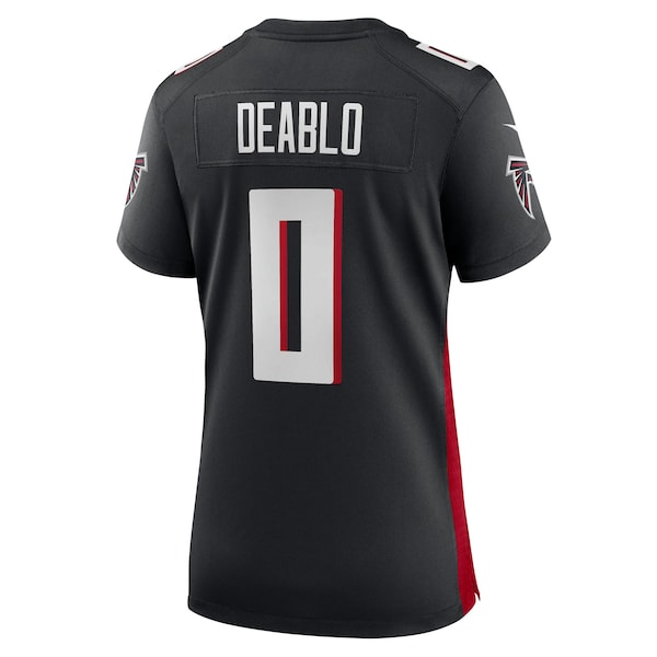 Divine Deablo Atlanta Falcons Nike Women's Team Game Jersey - Black - Image 3