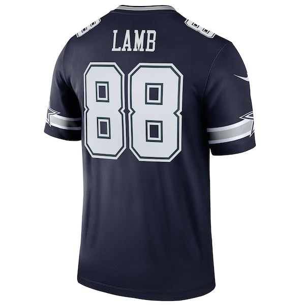 CeeDee Lamb Dallas Cowboys Nike Legend Jersey - Navy - Image 3