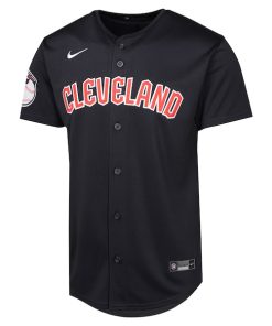 Alternative view of Jos¨¦ Ram¨ªrez Cleveland Guardians Nike Youth Alternate Limited Player Jersey?¨C Blue