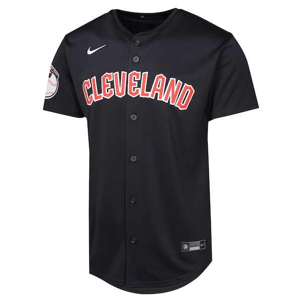 Jos¨¦ Ram¨ªrez Cleveland Guardians Nike Youth Alternate Limited Player Jersey?¨C Blue - Image 2