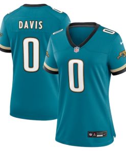Gabe Davis Jacksonville Jaguars Nike Women's Prowler Throwback Game Jersey - Teal