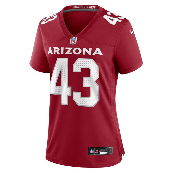 Jesse Luketa Arizona Cardinals Nike Women's Game Jersey - Cardinal - Image 3