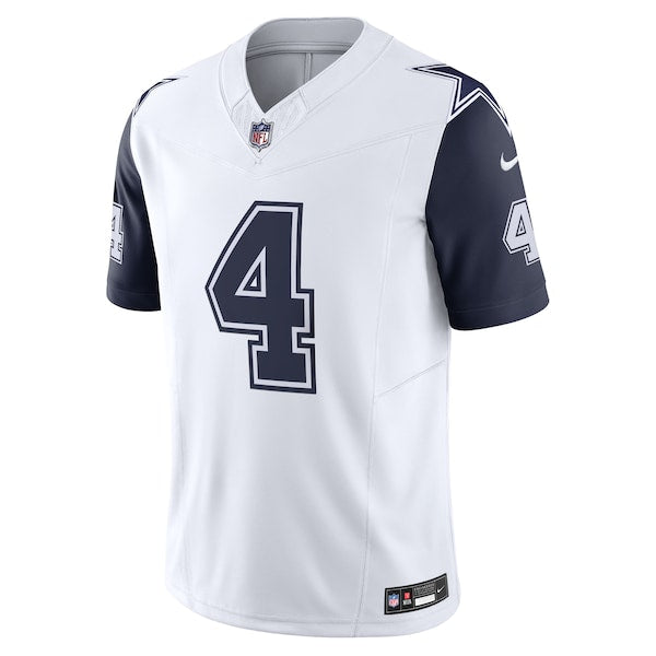 Dak Prescott Dallas Cowboys Nike Vapor F.U.S.E. Limited Jersey - White/Navy - Image 3