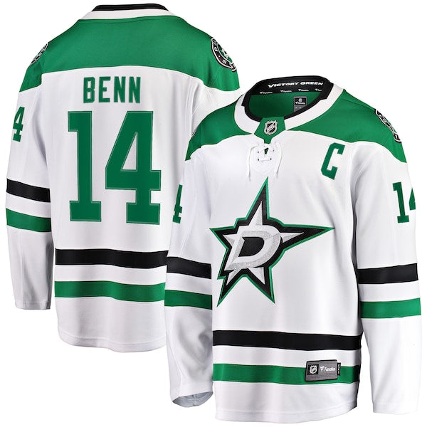 Jamie Benn Dallas Stars Breakaway Jersey - White