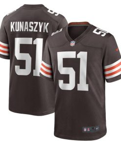 Jordan Kunaszyk Cleveland Browns Nike Game Player Jersey - Brown