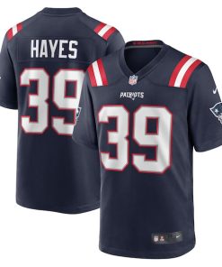Tae Hayes New England Patriots Nike Home Game Player Jersey - Navy