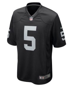 Alternative view of Divine Deablo Las Vegas Raiders Nike Player Game Jersey - Black
