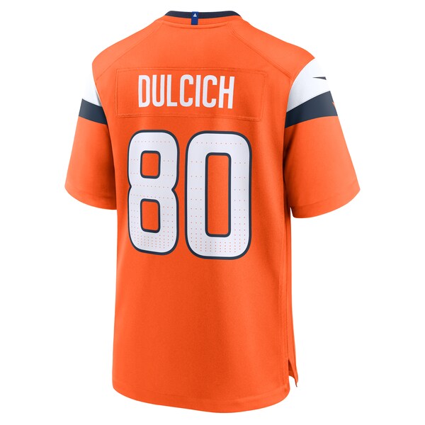 Greg Dulcich Denver Broncos Nike Team Game Jersey - Orange - Image 3