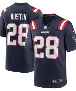 Alex Austin New England Patriots Nike Game Jersey - Navy
