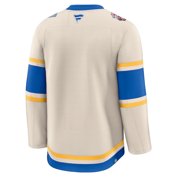 St. Louis Blues 2025 NHL Winter Classic Premium Jersey - Cream - Image 4