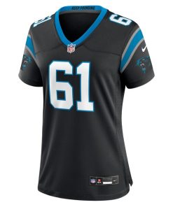 Alternative view of Jarrett Kingston Carolina Panthers Nike Women's  Game Jersey -  Black