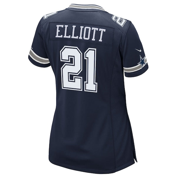 Ezekiel Elliott Dallas Cowboys Nike Women's Game Team Jersey - Navy - Image 3