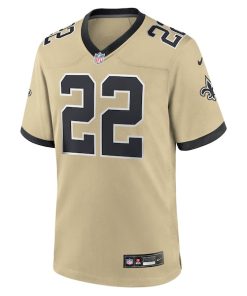 Alternative view of Rashid Shaheed New Orleans Saints Nike Gameday Golds Alternate Game Player Jersey - Gold