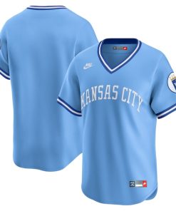 Kansas City Royals Nike Cooperstown Collection Limited Jersey - Light Blue